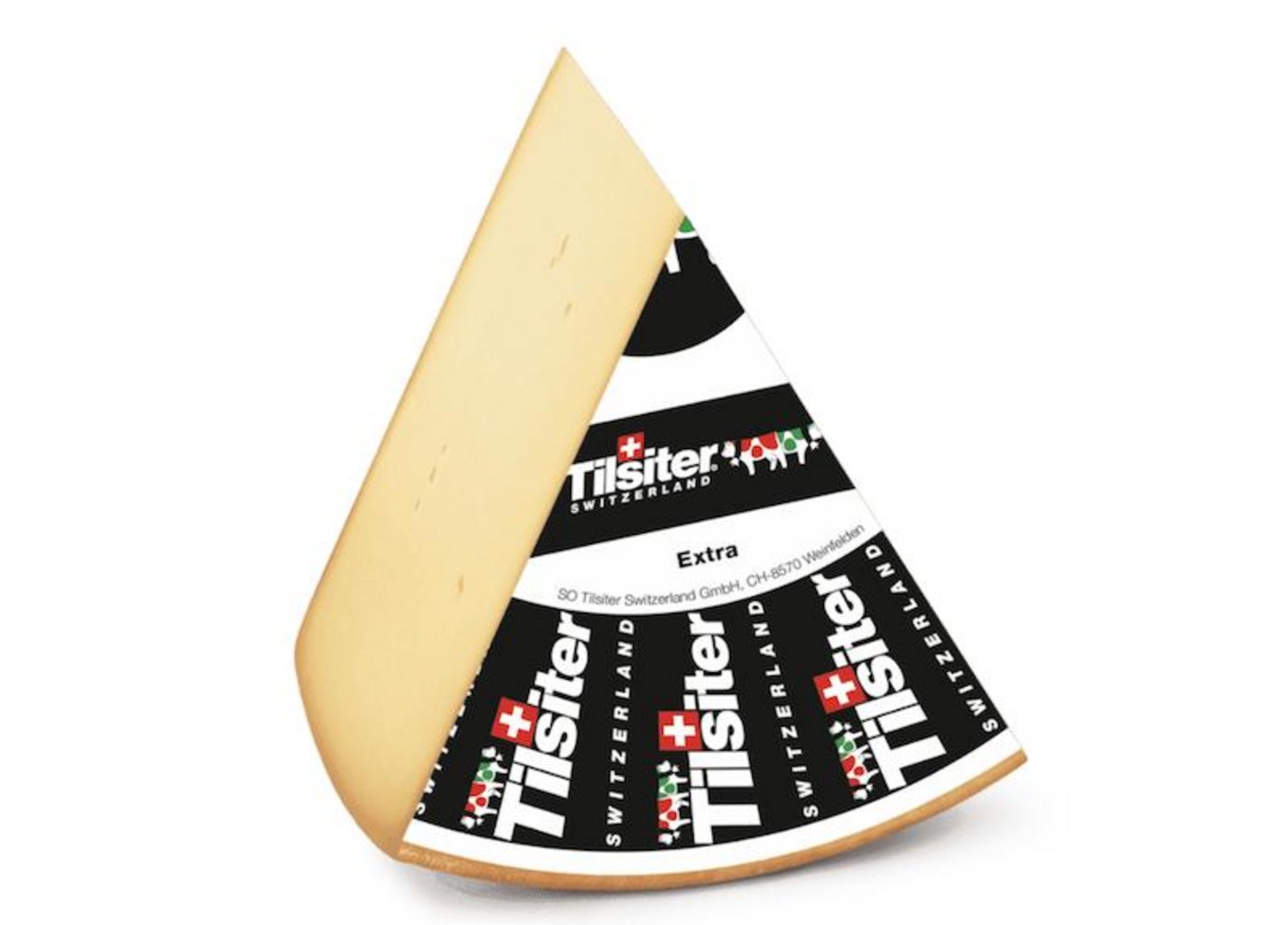 Die neue Tilsiter-Variante werde durch eine schwarze Kuh repräsentiert. Damit bekommen die roten, grünen und gelben Tilsiter-Holzkühe farblichen Zuwachs. (Bild tilsiter.ch)