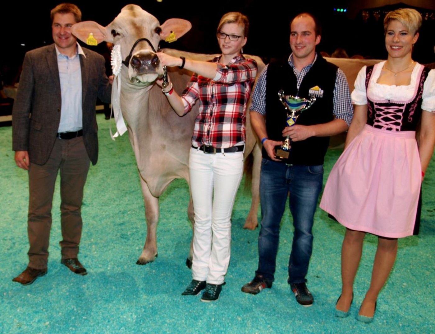 Die Siegerin in der Abteilung 4: Portmann BS Jongleur Jolene von Josef Portmann, Schüpfheim LU.