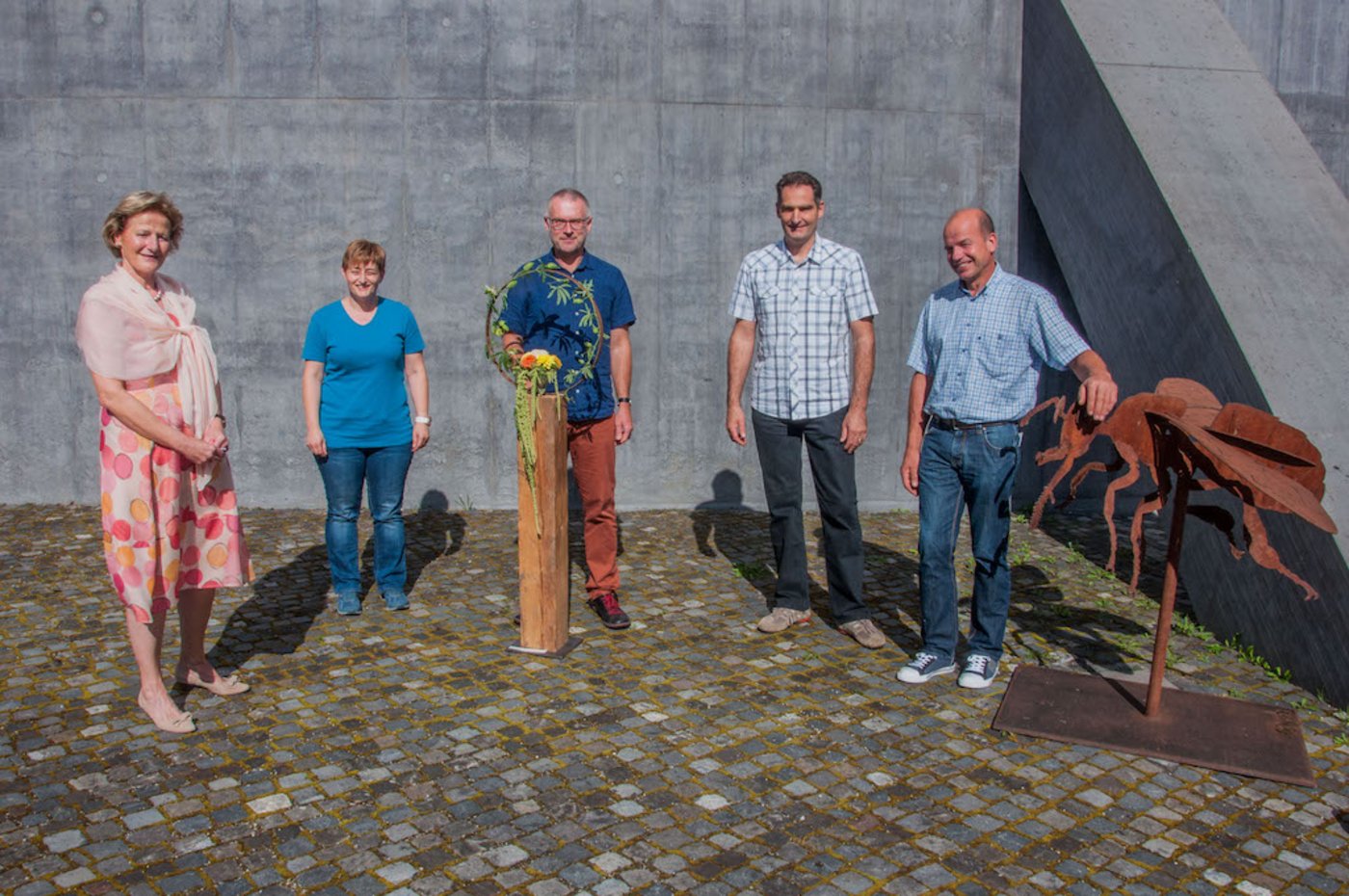 Aus dem Kanton Aargau: v.l.n.r: Liliane Joerg, Seengen; Anita Stern, Mühlau; Markus Wittmer, Aarau; Bernhard Lang, Wettingen; Peter Bertschinger, Killwangen.