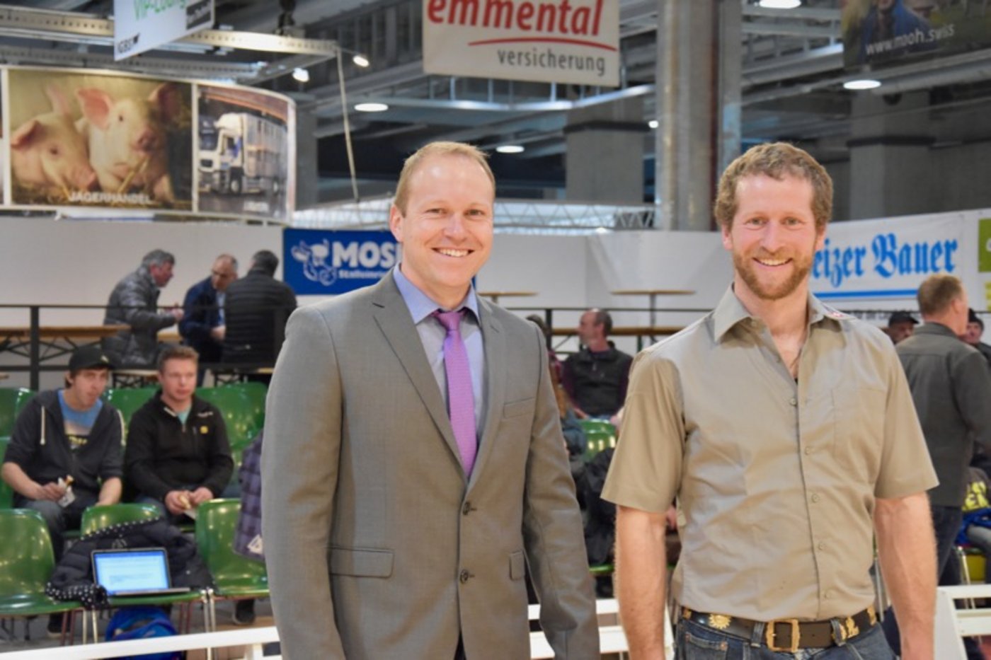 David Amrein, Richter, und sein Ringman Michael Spichtig hatten keine leichte Aufgabe. 