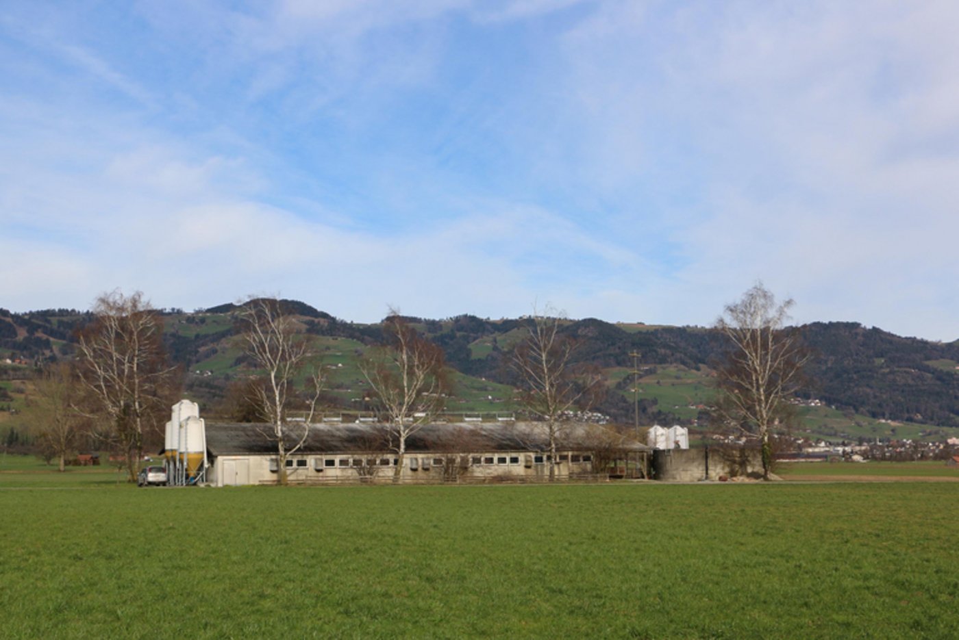 Florian Oelers Betrieb in Hinterforst SG.