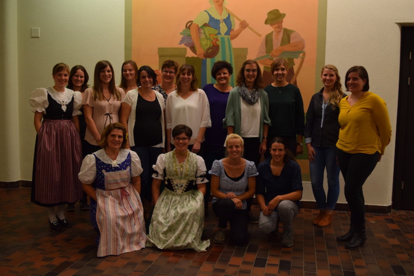 Diese Bäuerinnen durften ihre Fachausweise entgegennehmen.