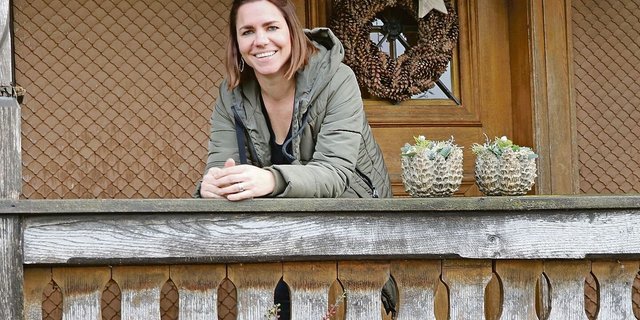 Yvonne Fleischli liebt kreatives Arbeiten. Im alten Bauernhaus gestaltet sie jeweils auf den Advent hin eine Ausstellung. 