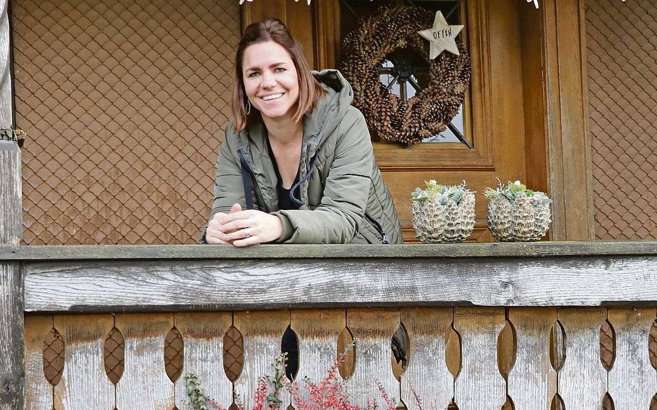 Yvonne Fleischli liebt kreatives Arbeiten. Im alten Bauernhaus gestaltet sie jeweils auf den Advent hin eine Ausstellung. 