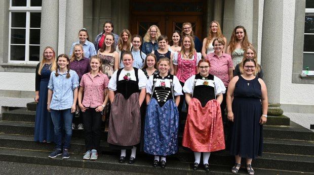 Bildungsjahr Hauswirtschaft: Ende eines intensiven Zwischenjahres Mit diesem Jahrgang verlässt eine initiative Klasse das Inforama. (Bild Inforama)