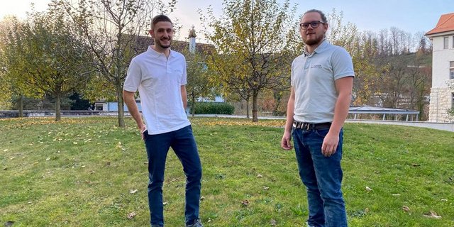 Die neue Doppelspitze der Junglandwirtekommission des SBV besteht neu aus Damien Rey (links) und Daniel Hasler. (Bild SBV) 