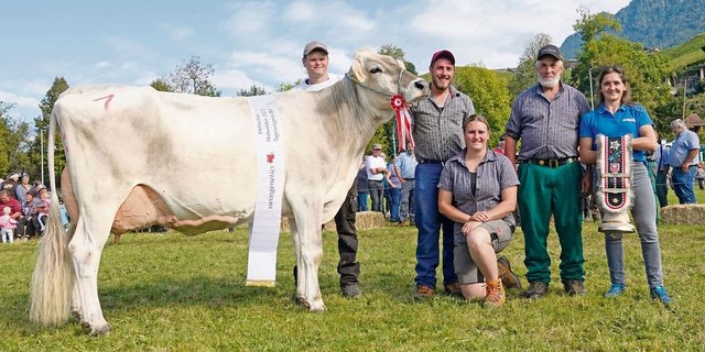 Biver Brava von Patrick Risi, Buochs, wurde sowohl Miss wie auch Schöneutersiegerin ältere.
