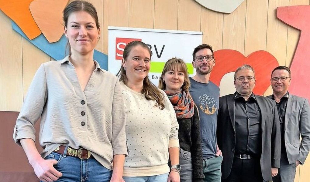Frauenpower der Solothurner Landwirtschaft (v.l.): Melanie Ackermann (Schweizermeisterin), Ramona Kofmel und Bettina Stuber (Agrotechnikerinnen), Christoph Meister (neu im Vorstand), Robert Dreier, Edgar Kupper.