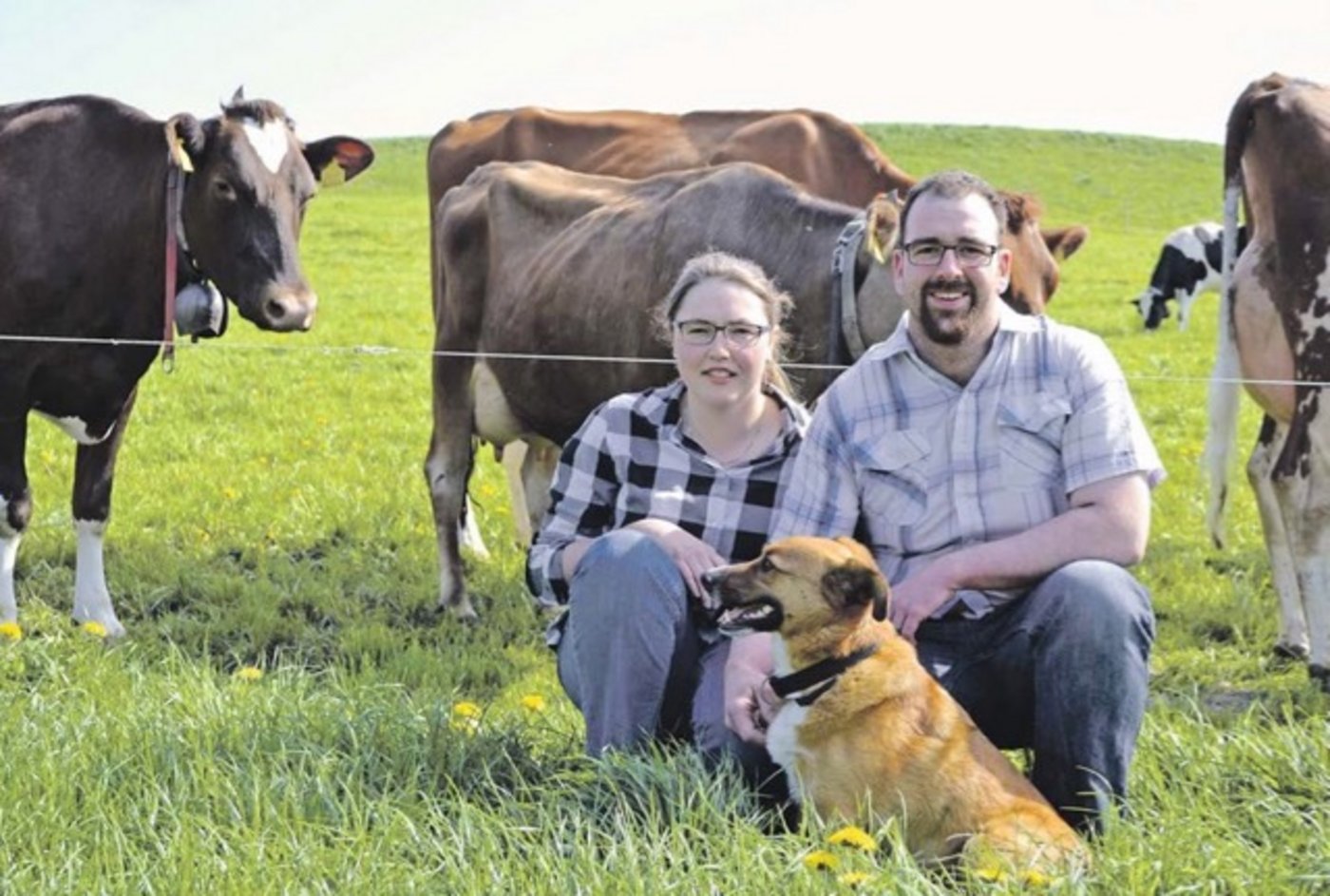 Trotz unterschiedlichem Werdegang und Arbeitseinteilung ein eingespieltes Team: Therese und Martin Wyss-Brunner. (Bilder Peter Fankhauser)