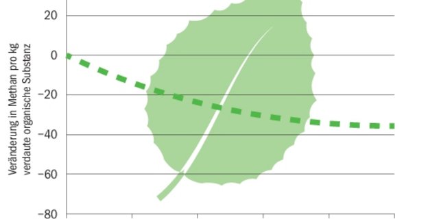 Forschende der ETH fanden heraus, dass Tannine in genügend hoher Konzentration eine methan-senkende Wirkung haben.(Grafik BauZ/Quelle Institut für Agrarwissenschaften ETH Zürich)