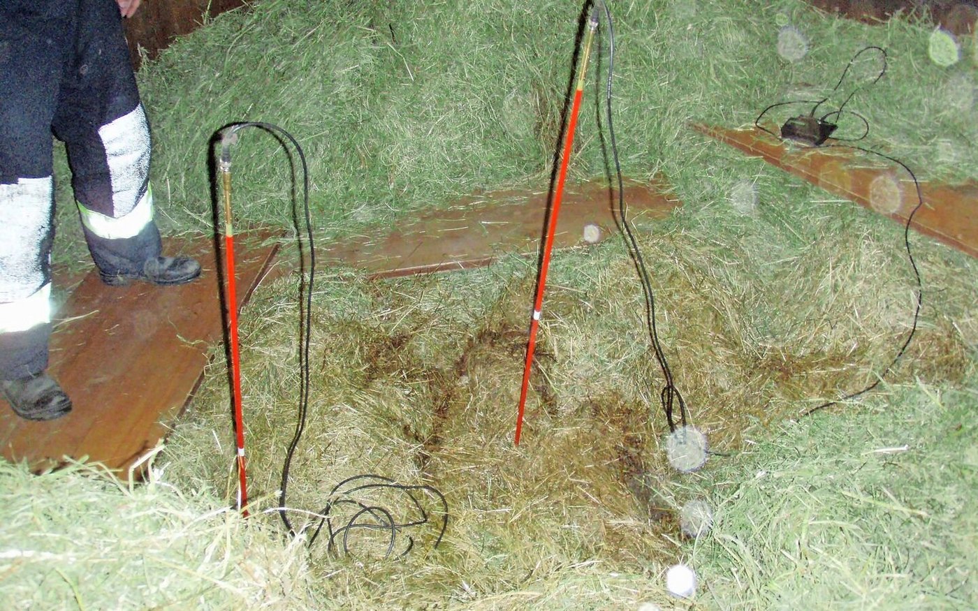 Schon bald beginnt die Dürrfutterernte. Um eine Übergärung des Heus zu vermeiden, ist eine sorgfältige Beobachtung in der ersten Zeit wichtig.  