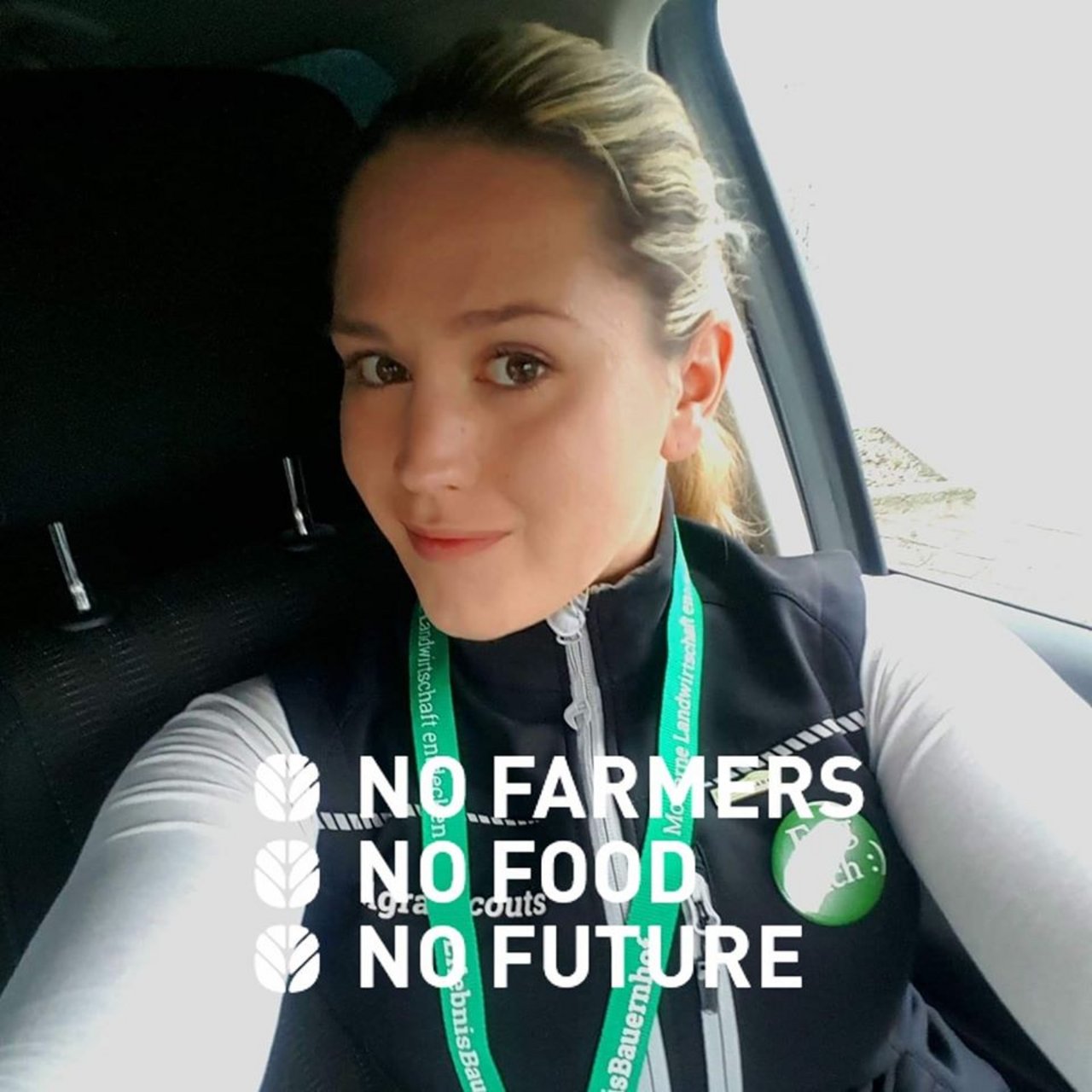 Johanna Mandelkow ist Landwirtin in Prenzlau (Bundesland Brandenburg). Die junge Frau ist angehende Betriebswirtin und arbeitet auf dem Familienbetrieb. (Bild Johanna Mandelkow/ Facebook)