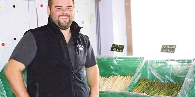 Ronny Köhli ist Betriebsleiter und OK-Präsident des Forums Berner Junglandwirte, das am 30. Januar am  Inforama Rütti in Zollikofen stattfindet. (Bild Andrea Wyss)