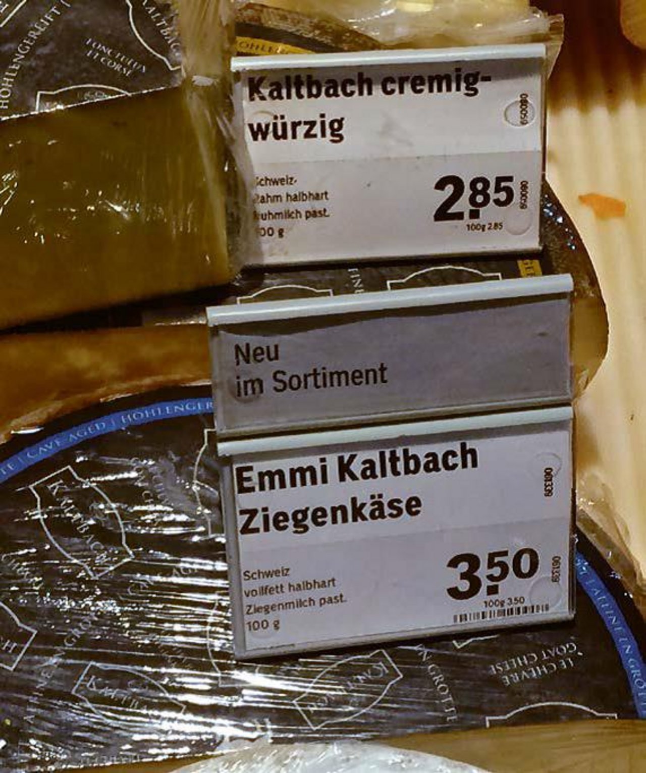 Bis zur Nachfrage bei der Coop-Medienstelle stammte der Kaltbach-Ziegenkäse aus der Schweiz...