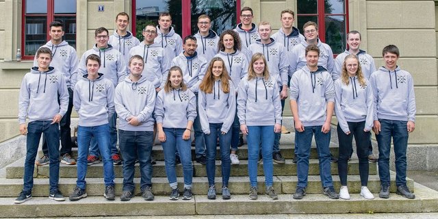 Die Landwirtinnen und Landwirte EFZ der Klasse 3A. 