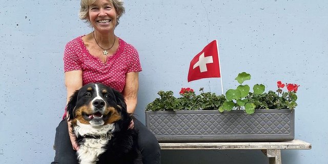 «Einer meiner Träume wäre, mit ihr noch einmal einen Wurf Welpen zu züchten», sagt Regina Eberli über die Berner Sennenhündin Bella. 