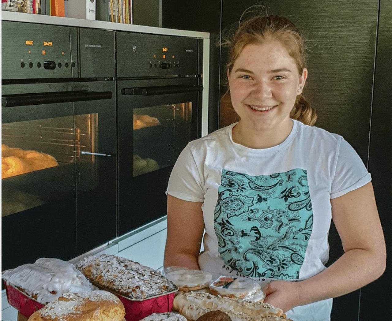 Leonie Affolter aus Fulenbach SO ist 16 Jahre alt und macht bei der Familie Reusser ein Pratikum. (Bild zVg)