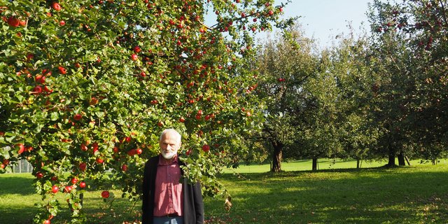 Guido Schildknecht ist seit Jahrzehnten ein engagierter Kämpfer für Hochstammobst-Kulturen. (Bilder Christian Weber)