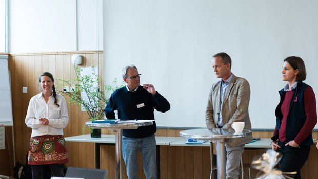 In der Podiumsdiskussion diskutierten die Vertreter der Gesundheitsdienste über den Stand der Dinge. (Bild zVg)