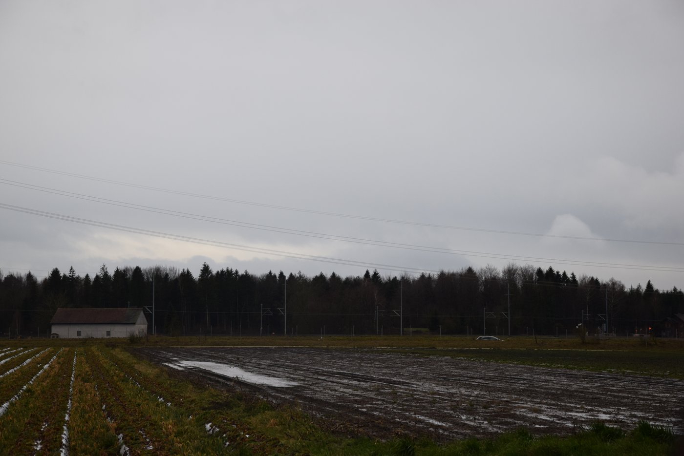 Zum Teil sei das Wasser wochenlang nicht abgeflossen, sagt Lohnunternehmer Matthias Schwab aus Gals BE.