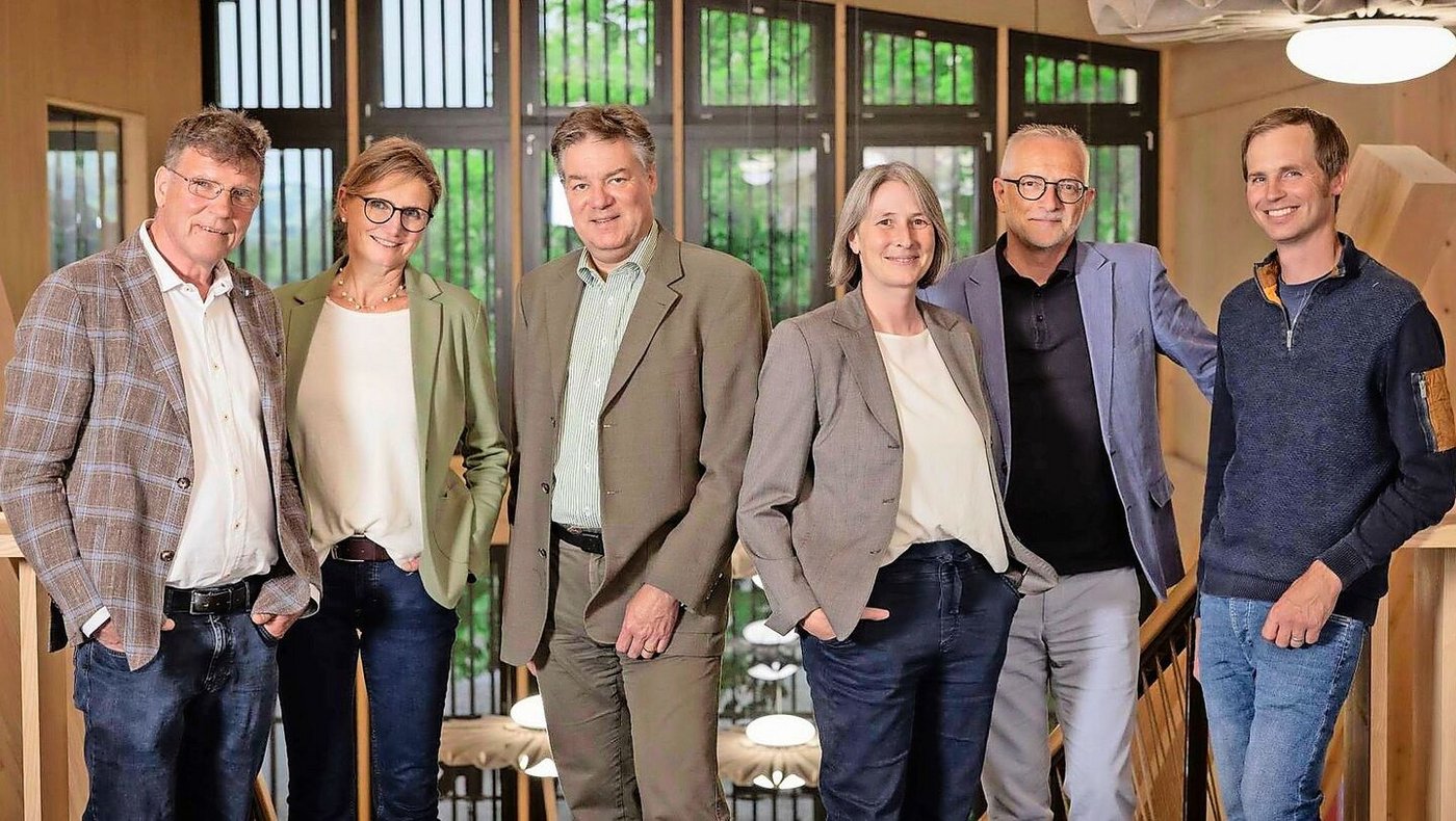 EFSL-Vorstand: Reto Frank, Sabine Heselhaus, Renato Isella, Astrid Burri, René Ziswiler, Christian Galliker (v. l.).