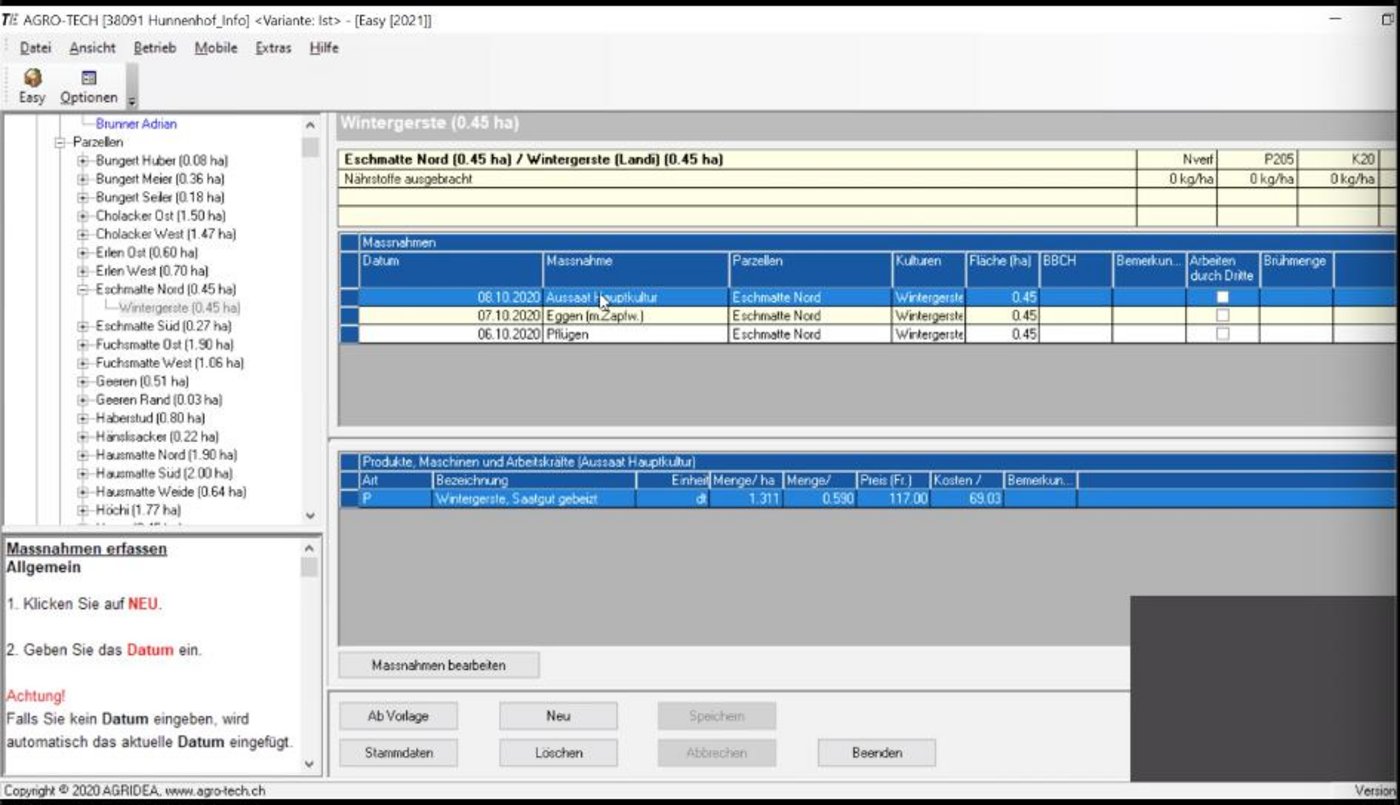 Über ein lokales Gerät werden die Betriebsdaten einmalig erfasst. Alles Massnahmen können entweder über den PC oder auch mobile über das Tablet oder Smartphone erfasst werden. (Bild Screenshot Webniar)