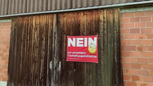 Die Polizei griff we Die Polizei griff wegen MTI-Fahnen ein.