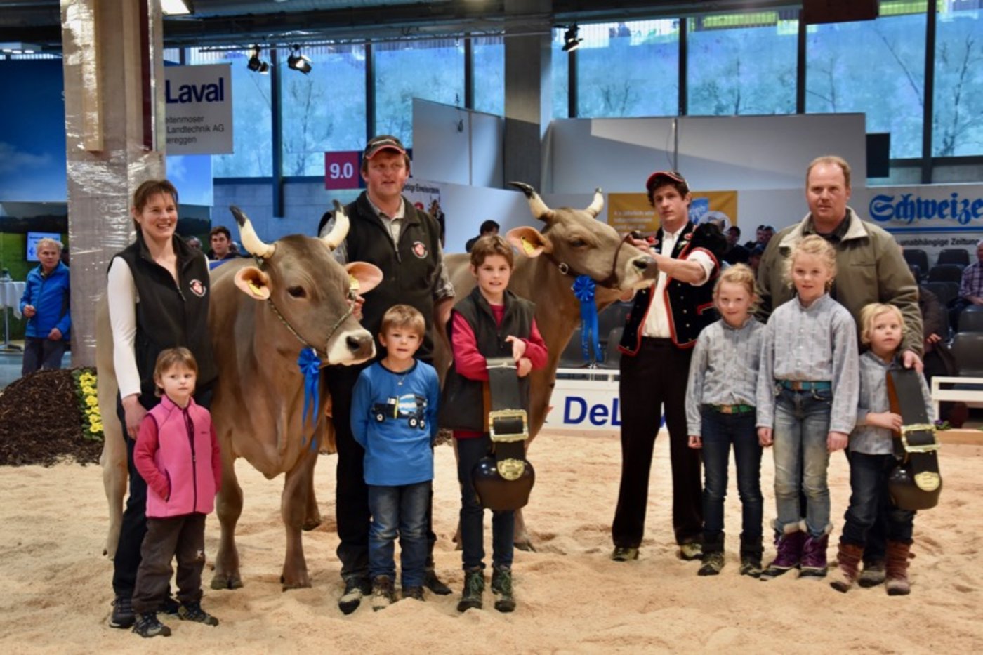 Champion wurde Eldor Elena (links), hinter ihr stand William Poldi. (Bilder Jasmine Baumann)