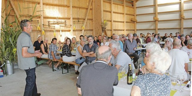 Sympathischer Rückblick auf die Vereinsgründung von Jakob Keller. Er war vor 30 Jahren der erste Präsident und erinnerte an viele Meilensteine des Vereins.