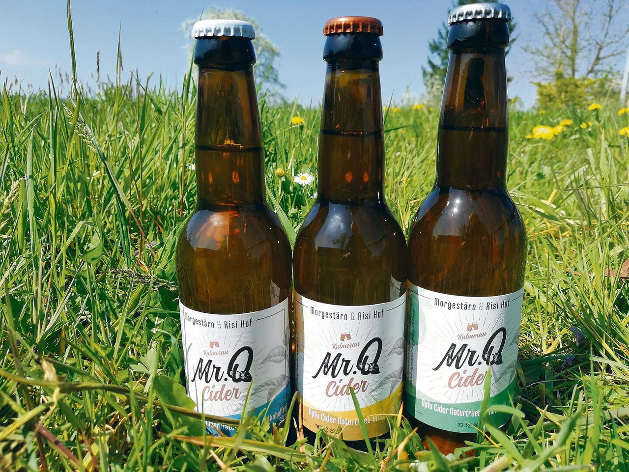 Der «Mr. Q»-Cider ist ein Gemeinschaftsprodukt der Betriebe Morgestärn und Risihof in Kulmerau. 