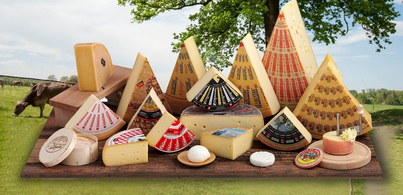 21 Kilo Käse in diversen Variationen werden hierzulande pro Kopf und Jahr gegessen. Im Agroscope-Versuch liess sich der Jod-Gehalt von Tilsiter, Gruyère und Camembert deutlich steigern. (Bild Switzerland Cheese Marketing)