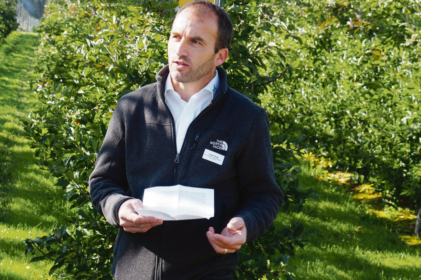 Urban Dörig, Landwirt und Vizepräsiden des VTL, steht überzeugt hinter dem Ressourcenprojekt.(Bilder Christian Weber)