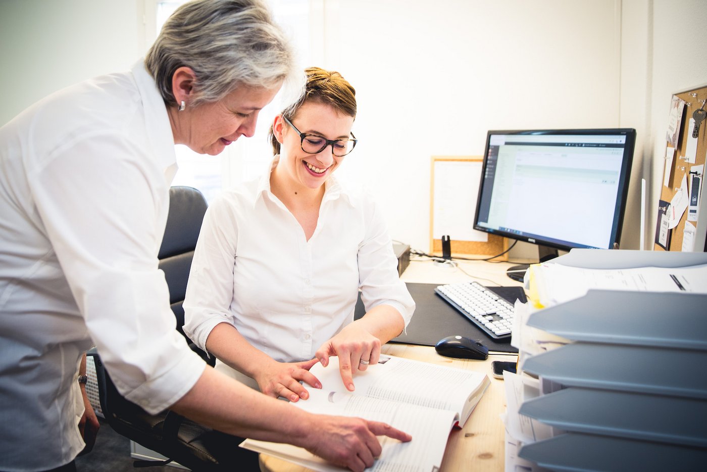 Marcella Sturzenegger kann auf ein langjähriges Team zählen. (Fotos: Philipp Griesemer)