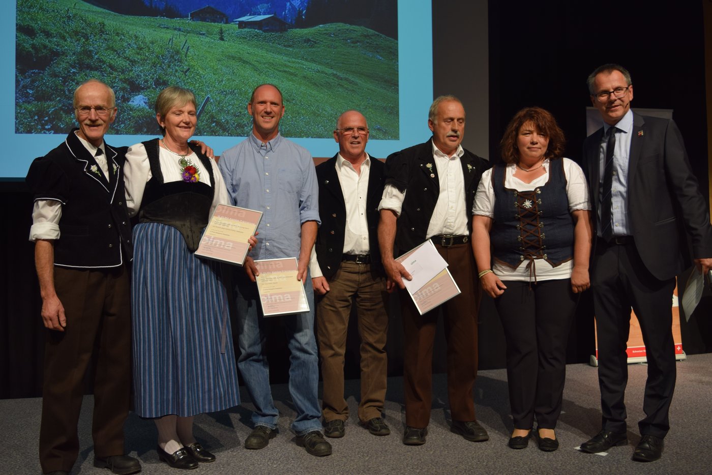 Die Preisträger der Kategorie Hobelkäse.