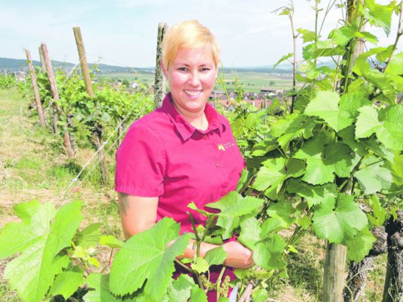 Die gelernte Gastronomiefachfrau kennt sich sowohl mit Konsumenten als auch mit Rebbau aus. (Bilder Barbara Heiniger)