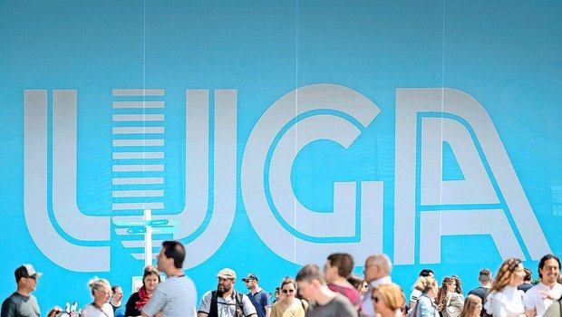 Die Luga wird derzei Die Luga wird derzeit von sehr vielen Leuten besucht. Die Frühjahrsmesse, wo die Landwirtschaft nach wie vor einen grossen Stellenwert hat, dauert noch bis nächsten Sonntag.