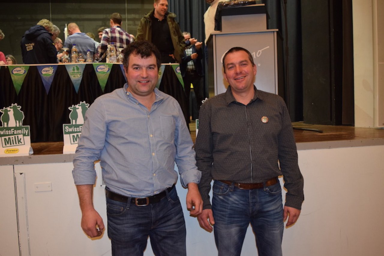 Patrick Bommeli (links) wurde neu in den Vorstand gewählt. Er folgt auf Philipp Trittenbass (rechts). (Bild sgi)
