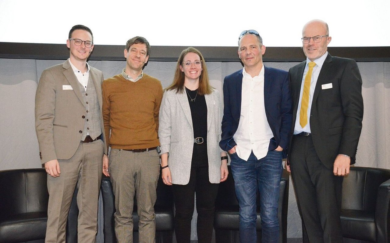 Roger Lang, Richard Butz, Romy Bacher, Gerhard Kiniger und Urs Bolliger (v. l.) sprachen über nachhaltige Tourismusangebote. 