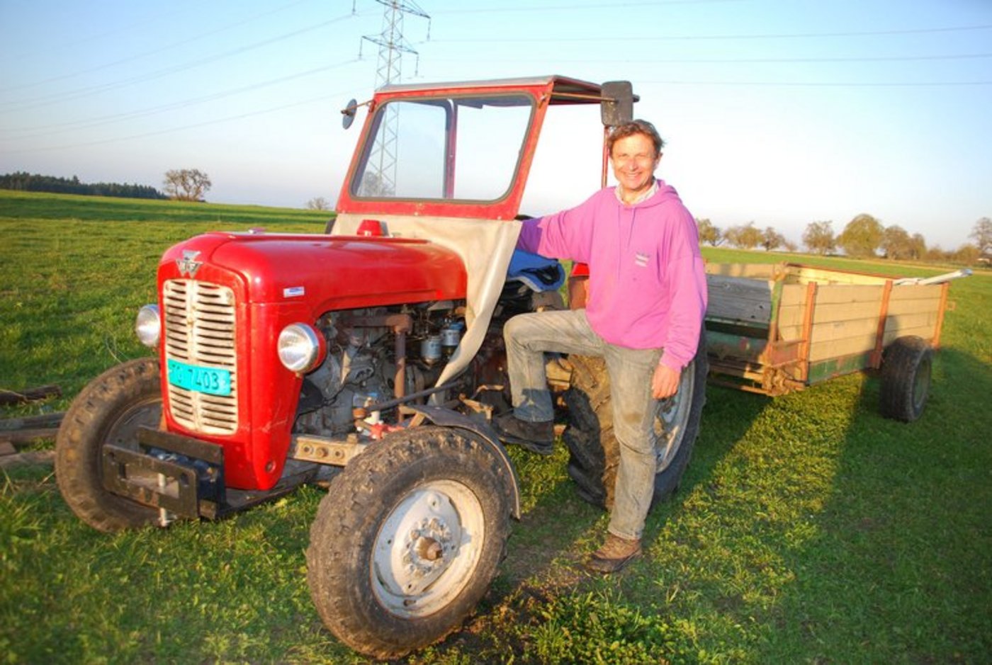 Landwirt und Entwicklungshelfer: Karl Heuberger. (Bilder Ruth Bossert)