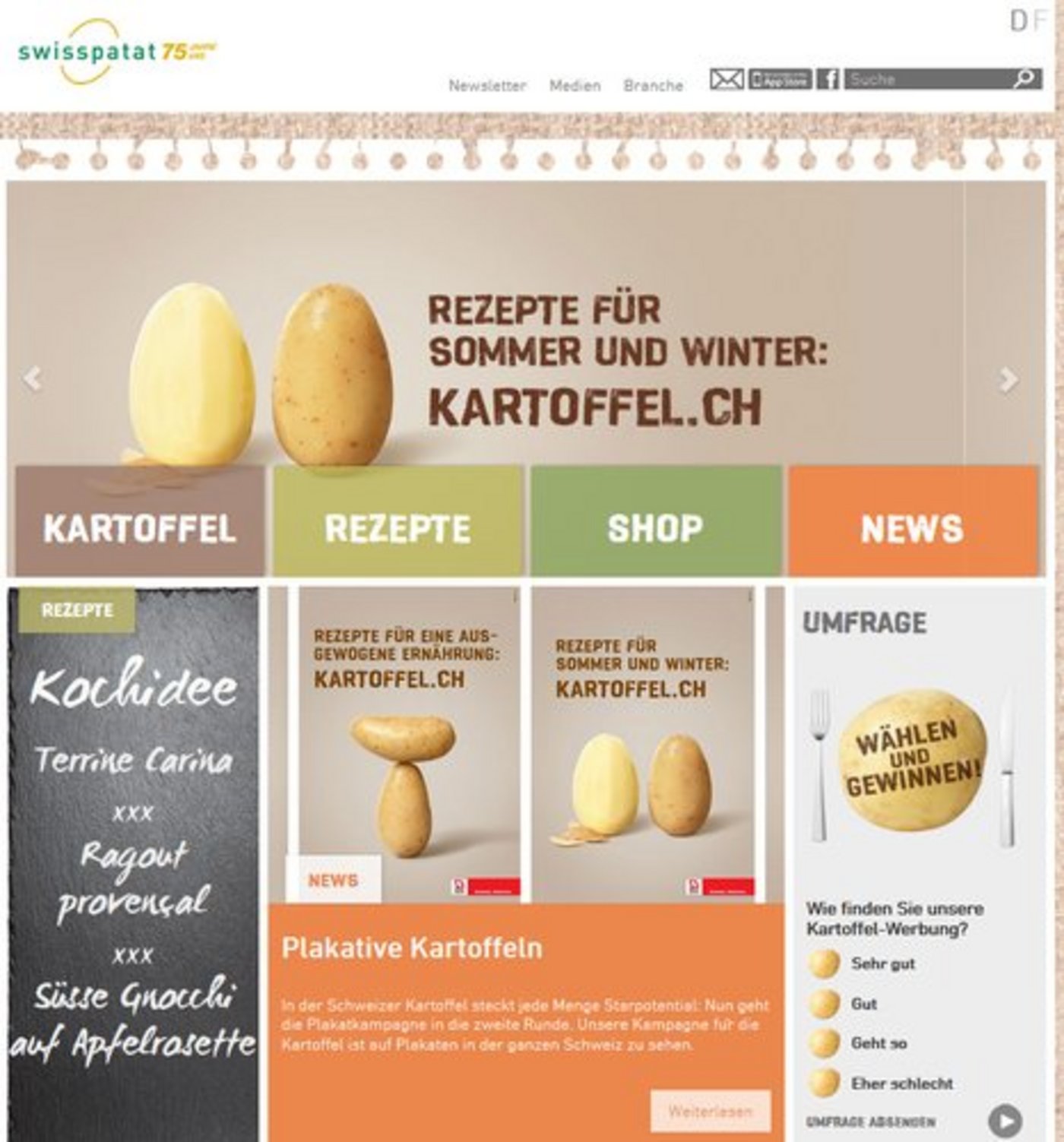 So präsentiert sich die neue Webseite. (Bild: lid)