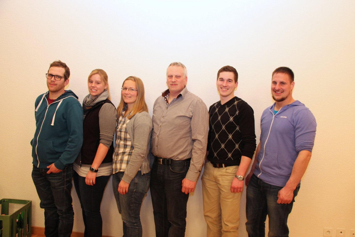 Der Vorstand (v.l.n.r.): Urs Baumgartner, Angela Distel, Anna Felder, Marcel Widmer, Fabian Hüsler, Pirmin Egli. (Bild zVg)