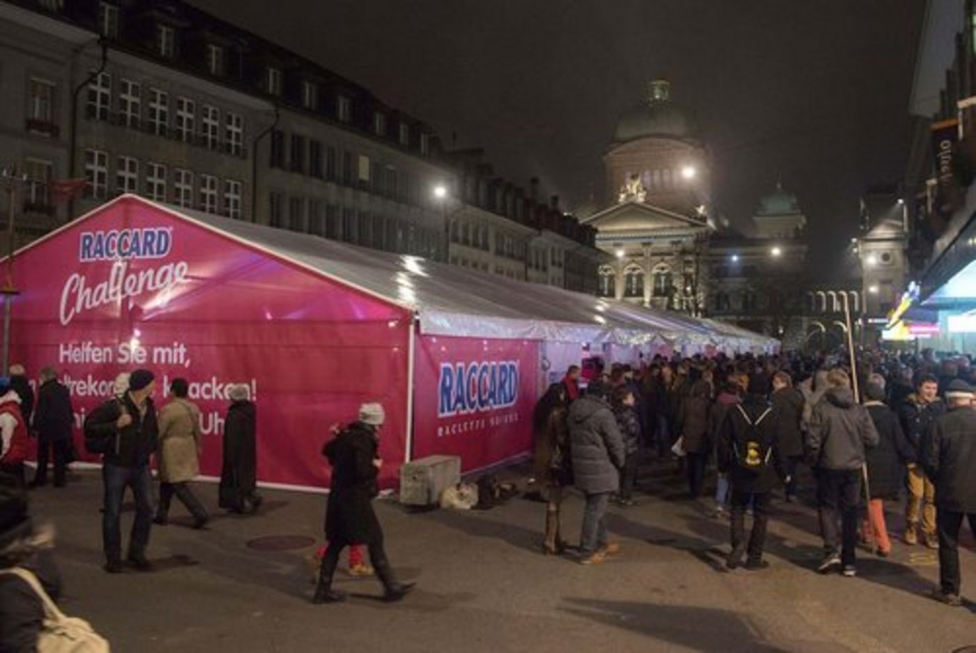 Die «Raccard Challenge» lockte viele Besucher auf den Bärenplatz in Bern. (zvg)