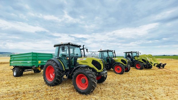 Mit den Modellen Elios 200, Elios 300 und Axos 200 präsentiert Claas gleich drei neue Kompakttraktoren, die für Schweizer Landwirtschaftsbetriebe interessant sind.