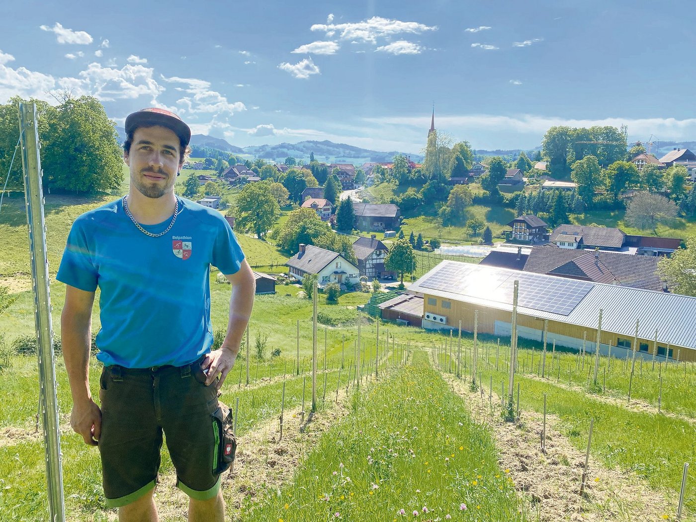 «Es wird kaum ein positiver Punkt über die Landwirtschaft genannt», beobachtet der junge Obstbauer Marco Messerli aus Kirchdorf BE und fragt sich, wer die mit dem Apfelwickler oder Schorf befallenen Äpfel essen würde. (Bilder Sera Hostettler)