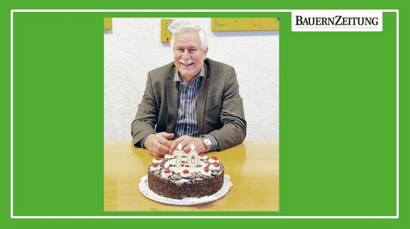 Zufriedener Jubilar: Hansjörg Walter feiert seinen 70. (Bild Walter)