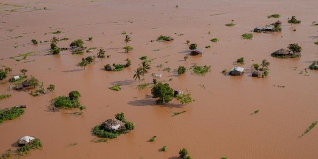 Rund 143000 Hektaren Ackerland wurden vom Tropischen Zyklon Eloise überflutet und zerstört. (Bild World Meteorological Organization)