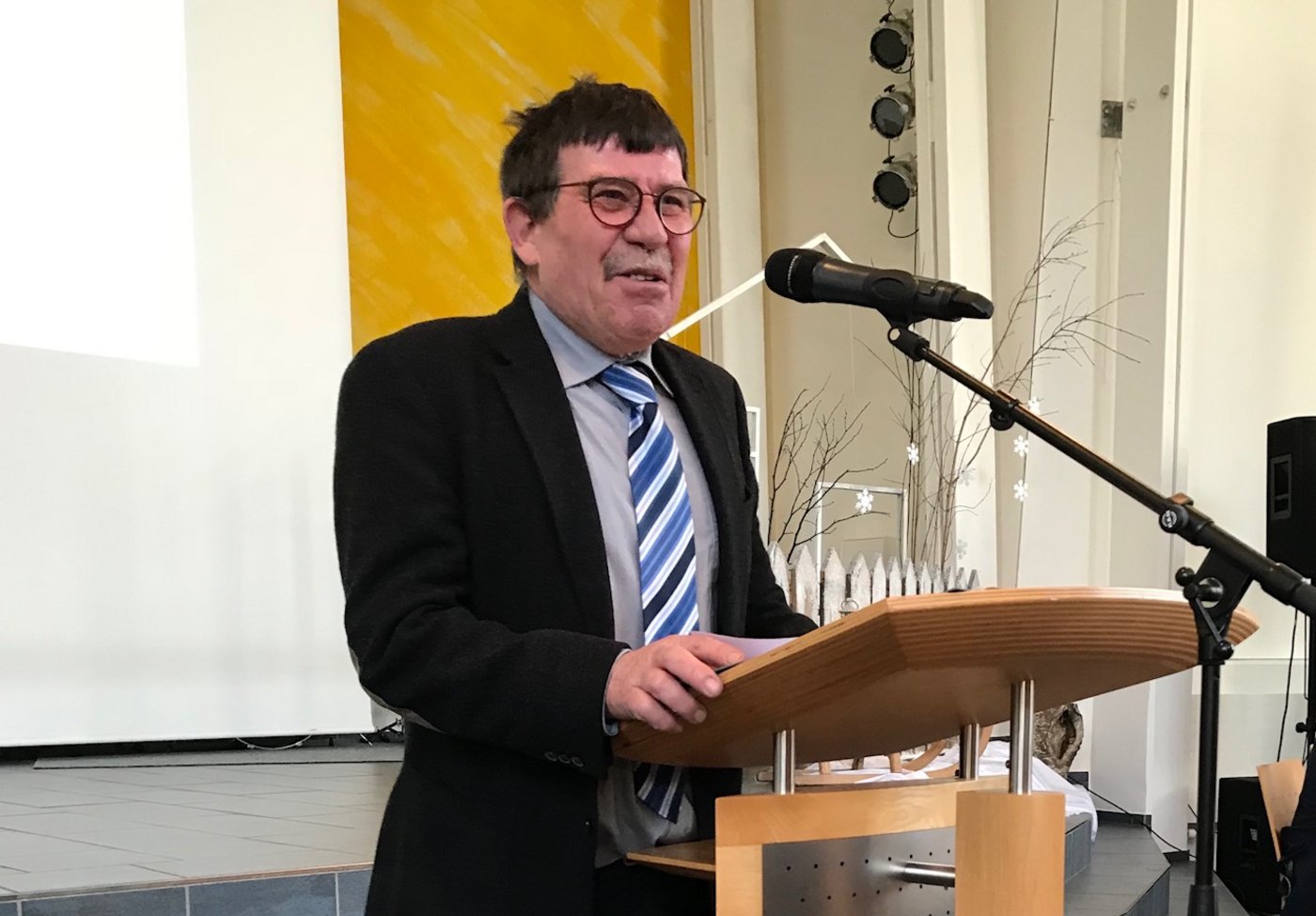 Swisssem-Präsident Jean-Luc Pidoux hat aufgrund des positiv verlaufenen Jahres 2017 gut lachen.