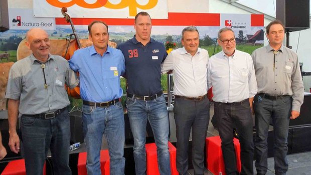 Hans Burger, Christian Burger, Matthias Sempach, Joos Sutter, Alexander Tschäppät und Mathias Gerber (v.l.). (Bilder mr)