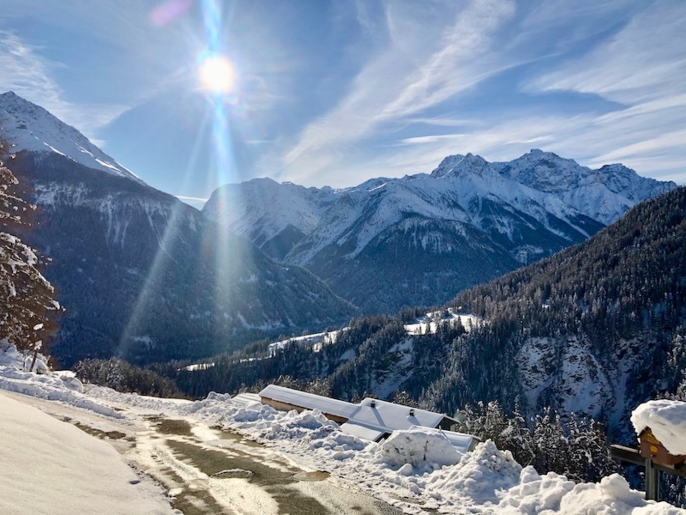 Blick Richtung Val d'Uina.