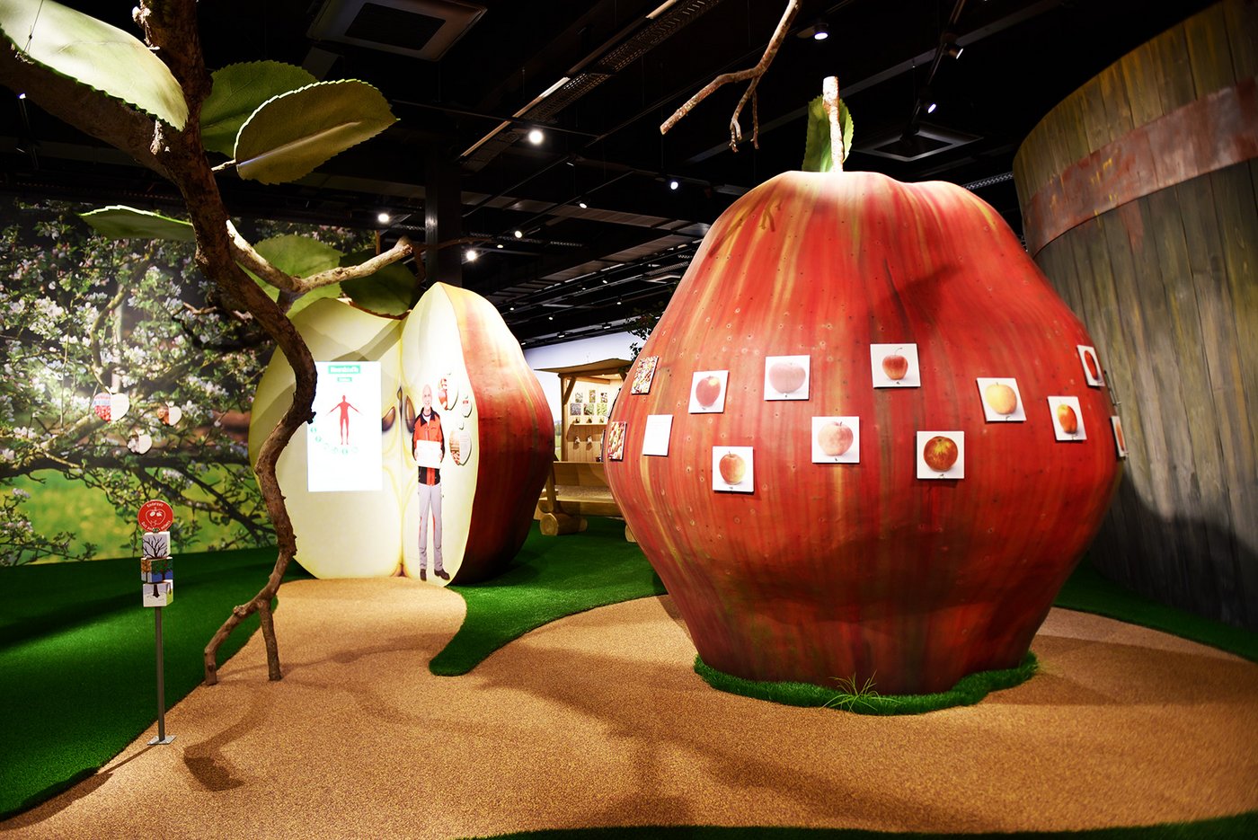 Die Erlebniswelt ist interaktiv gestaltet.